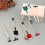 3St Miniatuur Tuinhark Schep En Plastic Tuinaccessoires 6