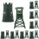 10 Set Mini Militär-Props Simulationmodelle Für Desktop Fotoprop 3