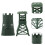 10 Set Mini Militär-Props Simulationmodelle Für Desktop Fotoprop 4