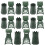 10 Set Mini Militär-Props Simulationmodelle Für Desktop Fotoprop 10