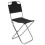 Plegable De Aluminio Para Exterior Negro 1