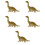 5 Teile Simulation Dinosaurier Holz Bastelset 7