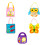 5 Sets Children Handbag Cartoon Pattern Hand-Woven Diy Materials 1