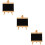Tableau Noir Enfant 3 Pièces Dessin Bois 10