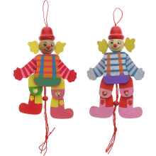 10 Pcs Wooden Marionette Puppet Toy For Kids