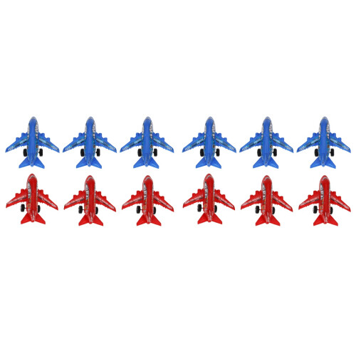12 Pcs Mini Airplane Model Toy For Kids Educational Cognition 2