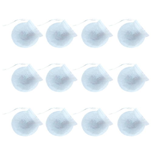 100 Pcs Disposable Round Tea Bags Filter Paper Spices Pouch 1