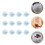 100 Pcs Disposable Round Tea Bags Filter Paper Spices Pouch 4