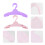 16 Unidades De Plástico Para Ropa Y Conjuntos De 4