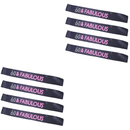 8 Pièces Ceinture 60E Anniversaire Épaule 2