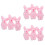 9 Pièces Statue Miniature Peluche Décor Micro 8