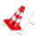 12Pcs Mini Plastic Traffic Cones Signs Models Toys 2