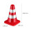 12Pcs Mini Plastic Traffic Cones Signs Models Toys 3