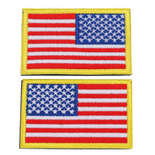 2 amerikanische flaggen-aufnäher, , für kleidung