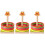 3Pièces Anneaux À Lancer Jeu Sécurisé Multi Couleurs Pour Enfant 4