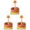 3Pièces Anneaux À Lancer Jeu Sécurisé Multi Couleurs Pour Enfant 2