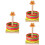 3Pièces Anneaux À Lancer Jeu Sécurisé Multi Couleurs Pour Enfant 6