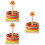 3Pièces Anneaux À Lancer Jeu Sécurisé Multi Couleurs Pour Enfant 7