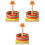 3Pièces Anneaux À Lancer Jeu Sécurisé Multi Couleurs Pour Enfant 3
