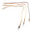 3Pcs 3-Pin Pc Case Fan Splitter Extension Power Adapter Cable 4