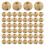 100Pcs Round Wood Bead Diy String Accessory Laughing Face 14Mm 9