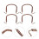 4Pcs Portable Kettle Handles Rural Style Teapot Accessories 3
