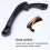 1 Pair Universal Movable Plastic Armrest For Office Chair Black 10
