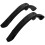 1 Pair Universal Movable Plastic Armrest For Office Chair Black 5