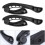 1 Pair Universal Movable Plastic Armrest For Office Chair Black 9