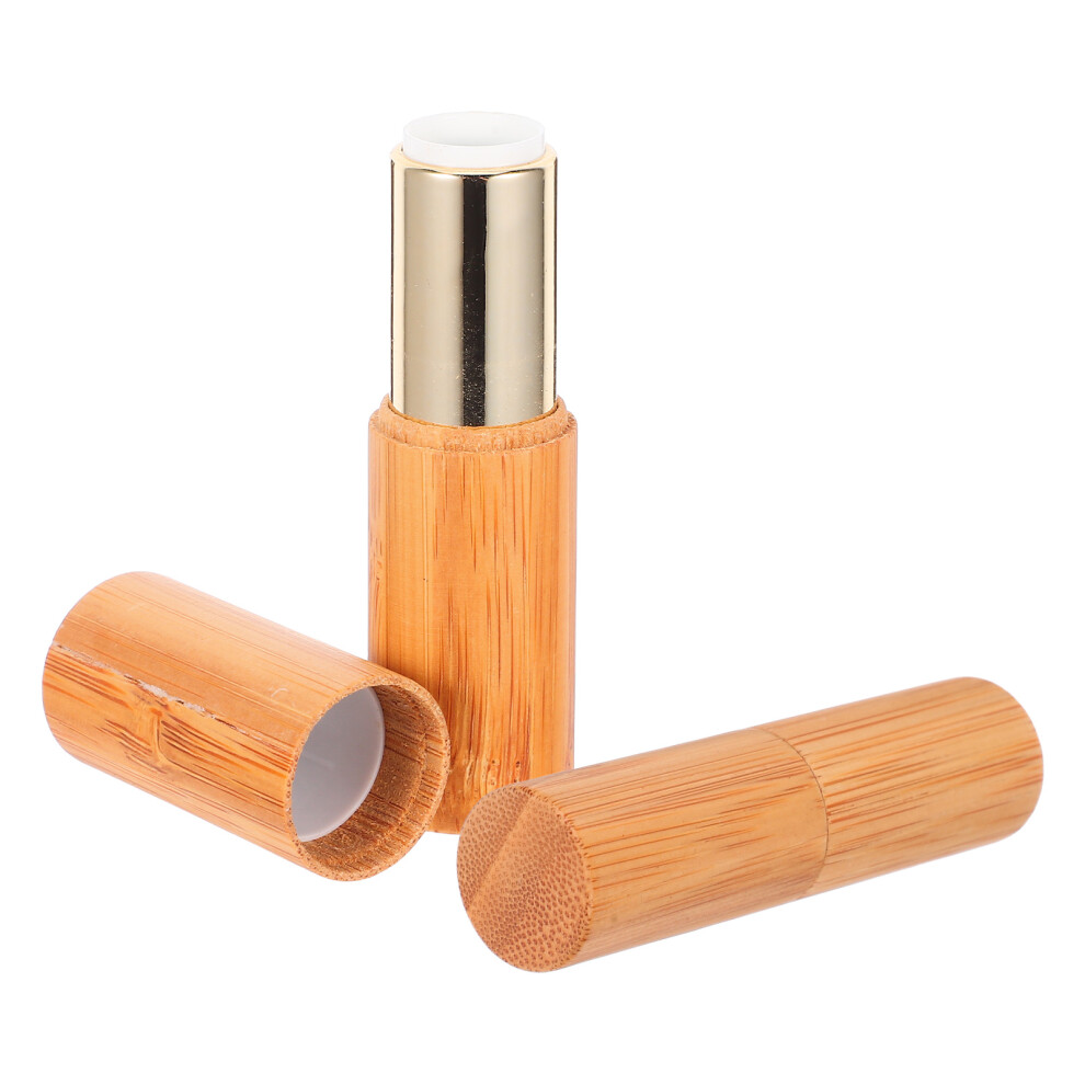Iplusmile 2Pcs 3. Women Empty Bamboo Lipstick Tubes For Ladies And Girls