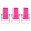 3Pcs Beach Lounge Chairs Kids Plaything Mini House Decorative Chairs 1