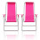 2Pcs Beach Lounge Chairs Kids Plaything Mini House Decor 2
