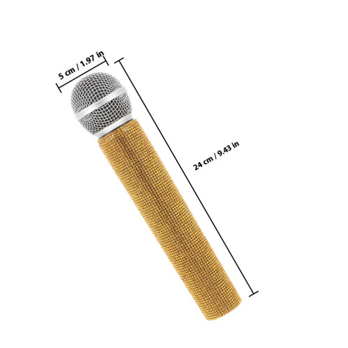 2Pcs Simulated Microphone Toy Model For Pretend Play 1