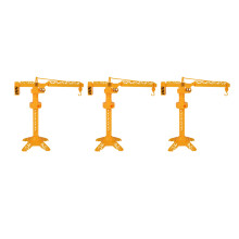 6 Pcs Plastic Rotate Slewing Crane Toy For Kids