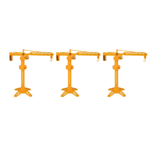 6 Pcs Plastic Rotate Slewing Crane Toy For Kids