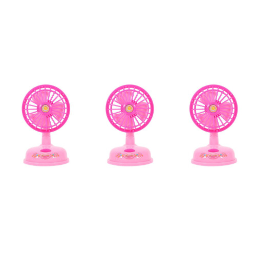 3Pcs Kids Plastic Mini Simulation Air Fan For Children 1