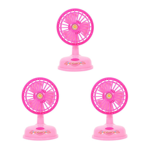 3Pcs Kids Plastic Mini Simulation Air Fan For Children 2
