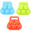 9 Pcs Plastic Makers Winter Snow Molds For Outdoor 2