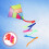 2Pcs Colorful Kite Tail Streamer Outdoor Kite Accessory 5