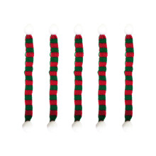 10 Pcs 1x23cm Knitted Christmas Doll Scarf Neckerchief