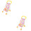 2Pcs Foldable Doll Stroller For Baby Dolls With Folding Frame Cart 8