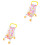 2Pcs Foldable Doll Stroller For Baby Dolls With Folding Frame Cart 5