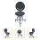 4 Mini Grill Per Cucina Barbecue Attrezzo Arrostire 11