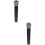 2 Microfono Simulato In Nero 8