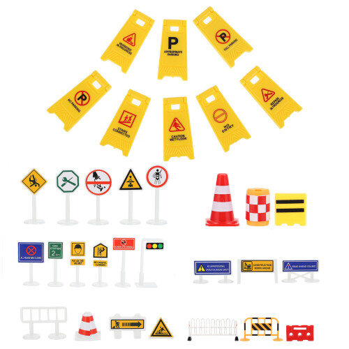 2 Set Giocattoli Educativi Bambini Stradali
