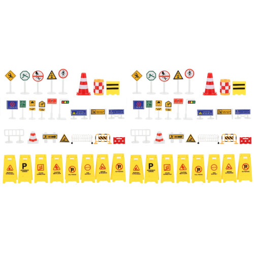 2 Set Giocattoli Educativi Bambini Stradali 2