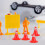 12Pcs Traffic Roadblocks Simulation Sand Table Diy Road Cone Signs 4