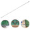 Table Football Pole Heavy Duty Replacement for Foosball Game Machine 8