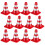 36 Pcs Mini Traffic Cones Plastic Models Toys 3