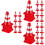 36 Pcs Mini Traffic Cones Plastic Models Toys 8